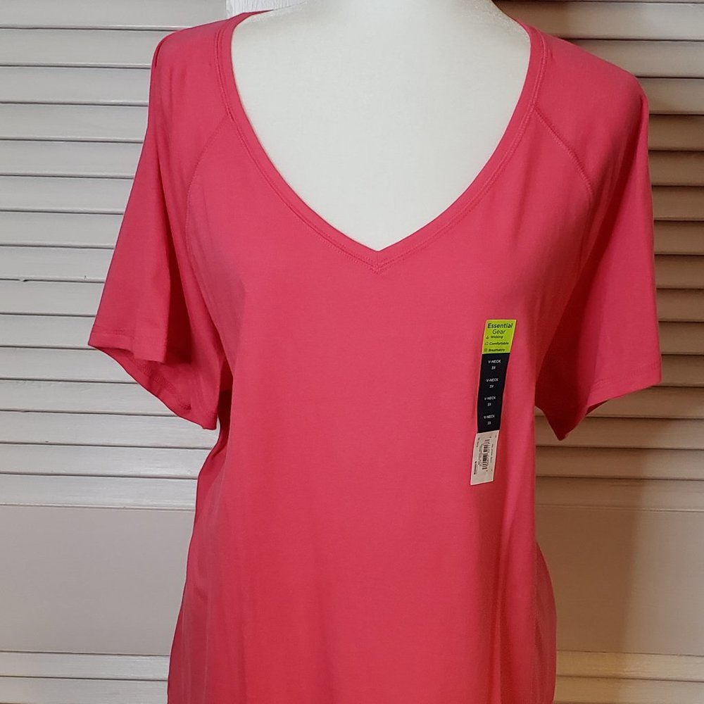 NEW! Tek Gear Dolman Sleeve Watermelon 3X Tee